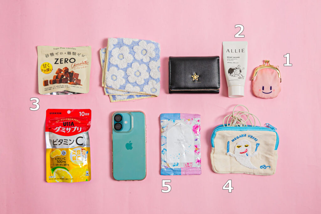 ほのちゃん（花岡穂果）のバッグの中身