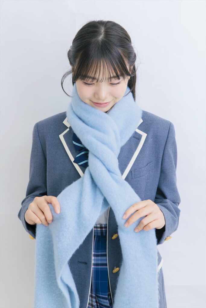 マフラー　女子　冬　制服