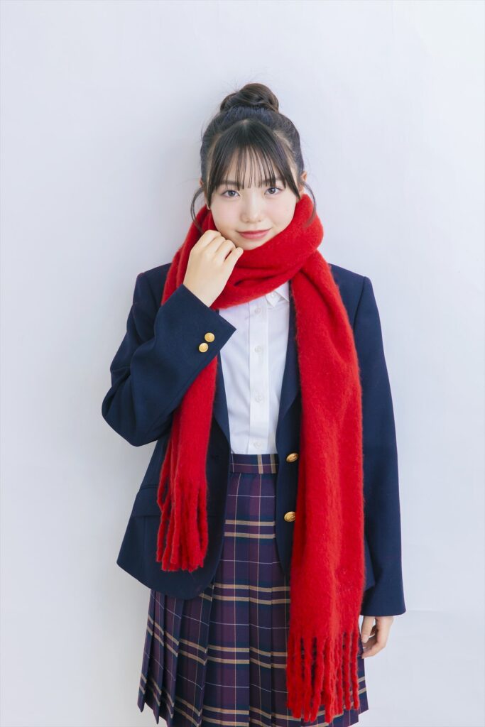 マフラー　女子　冬　制服