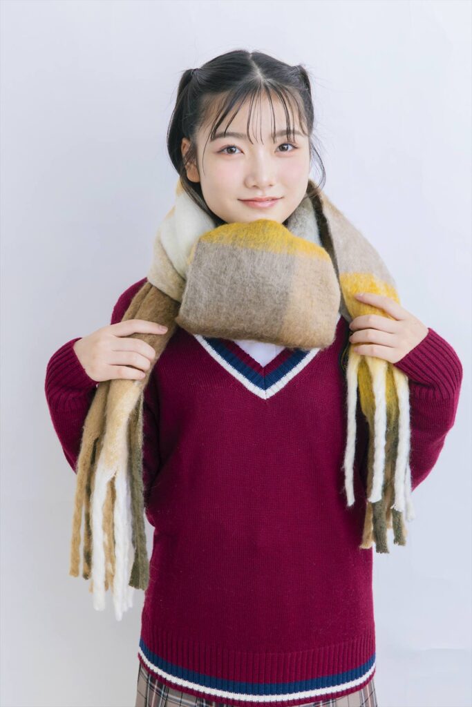 マフラー　女子　冬　制服