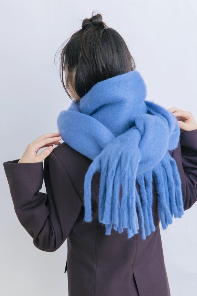 マフラー　女子　冬　制服