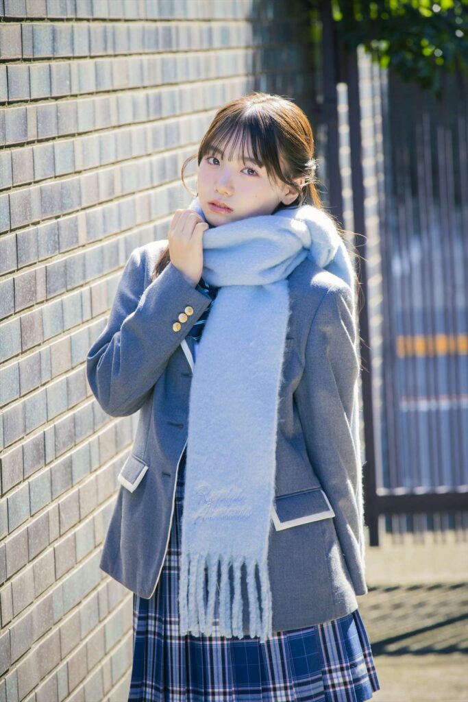 マフラー　女子　冬　制服