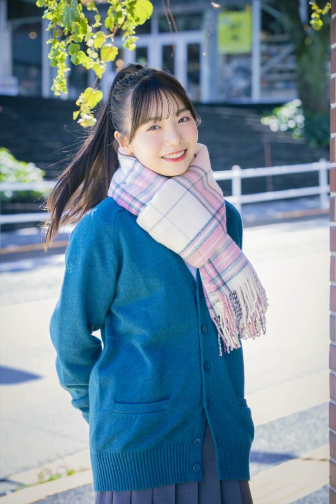 マフラー　女子　冬　制服