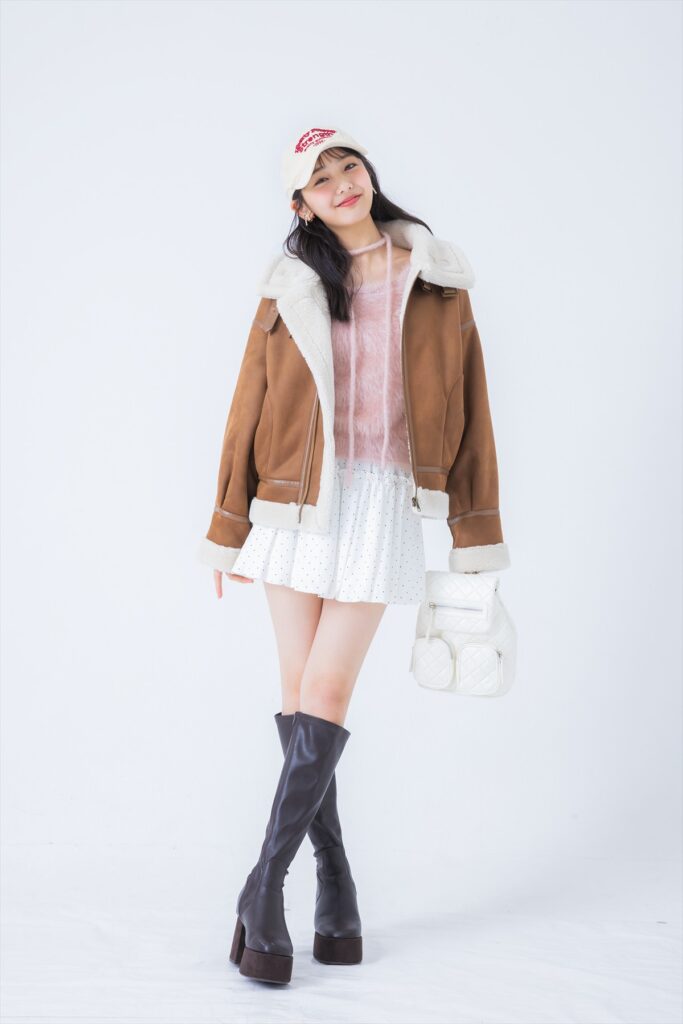 カジュアル ムートンジャケット