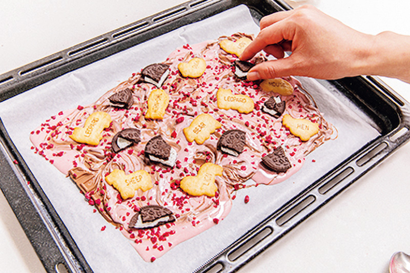 ガーリーチョコバーグ レシピ