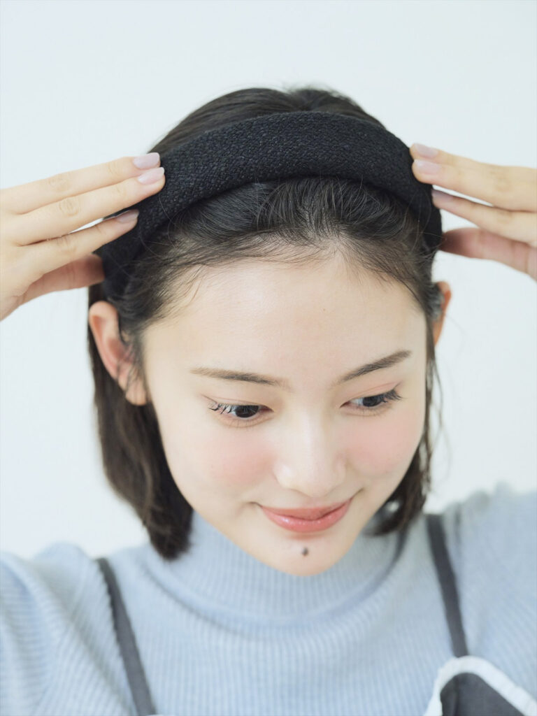 前髪なし　ヘアアレンジ