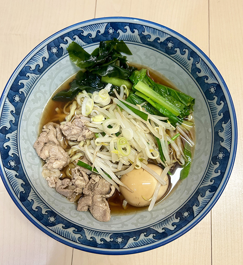 夜ご飯　ラーメン
