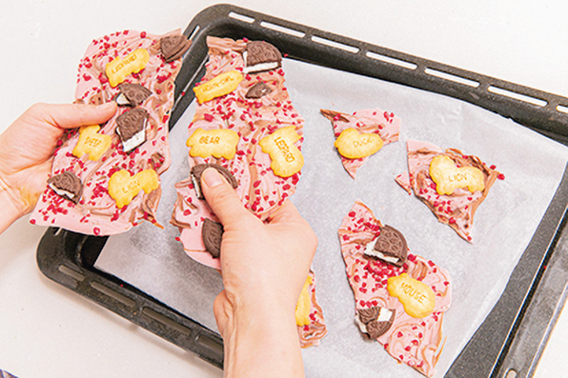 ガーリーチョコバーグ レシピ