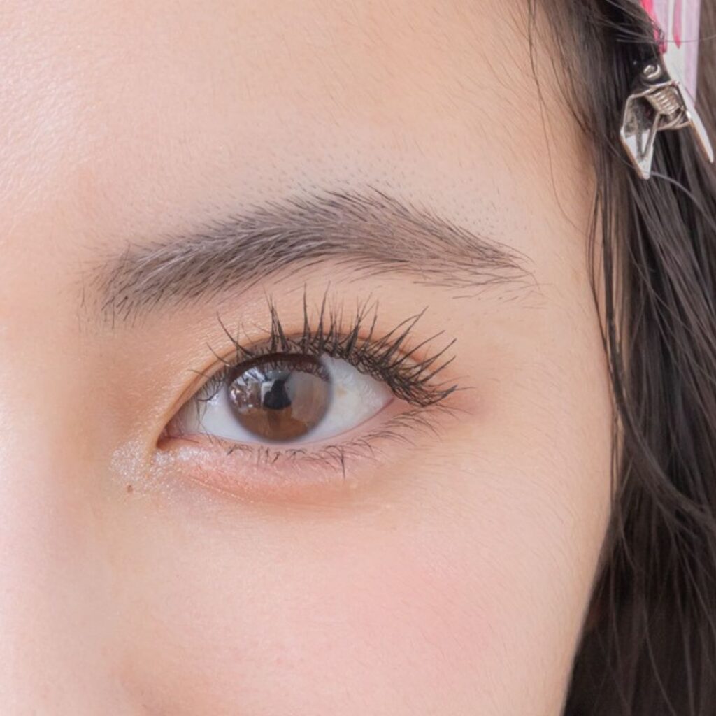 マスカラモデルの仕上がりイメージ