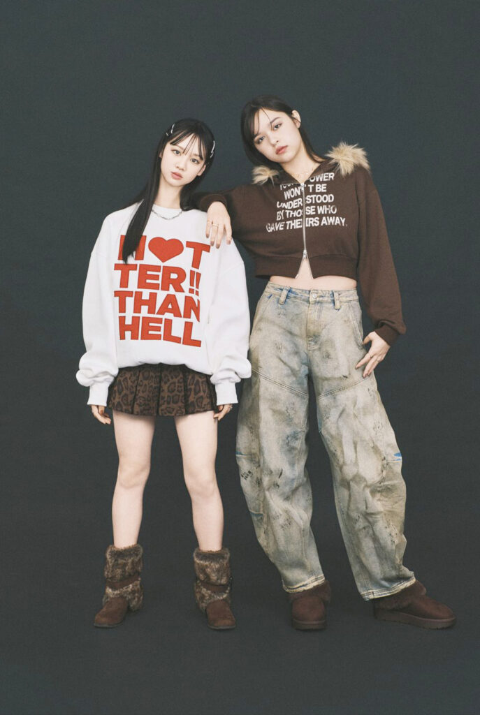 スウェットコーデの写真