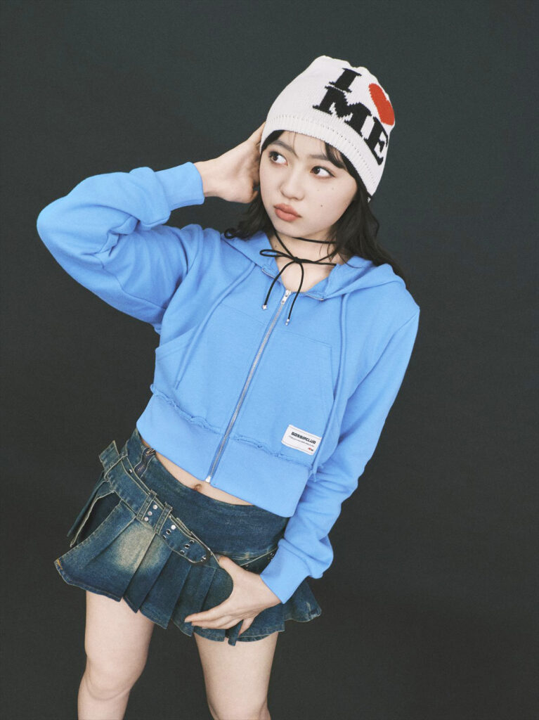 スウェットコーデの写真