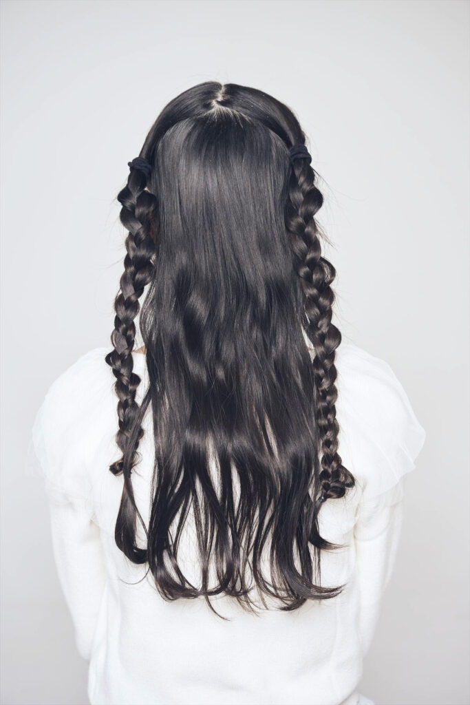 小顔見え　ヘアアレンジ