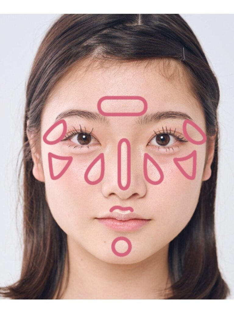小顔見えメイク