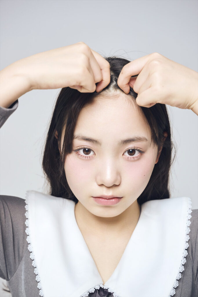 小顔見え ヘアアレンジ