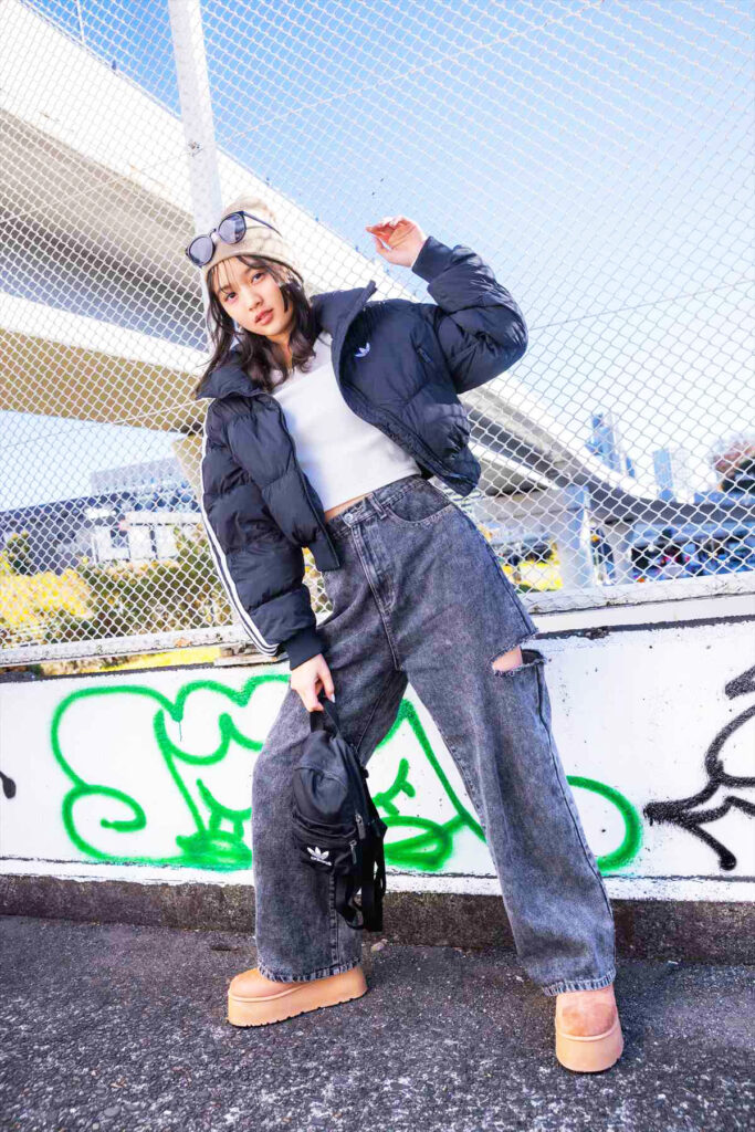 モノトーン コーデ