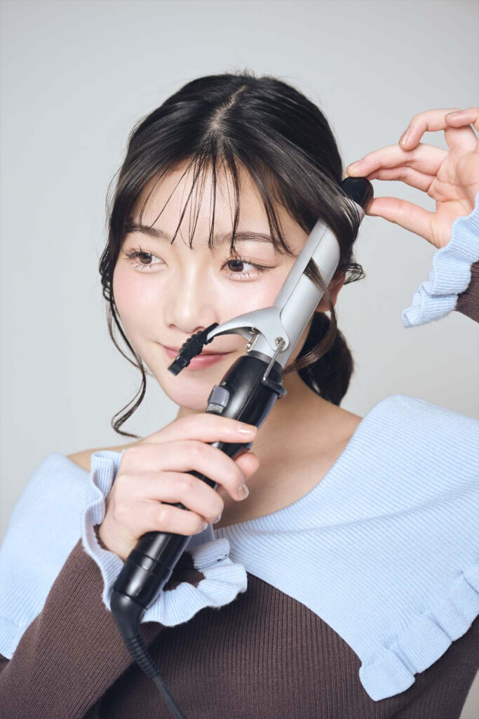 小顔見え ヘアアレンジ