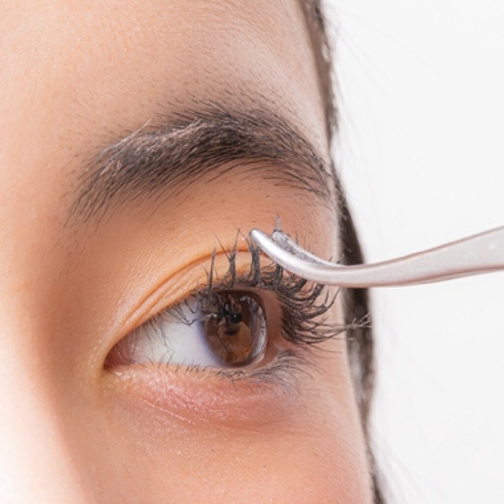 束感 まつ毛 作り方