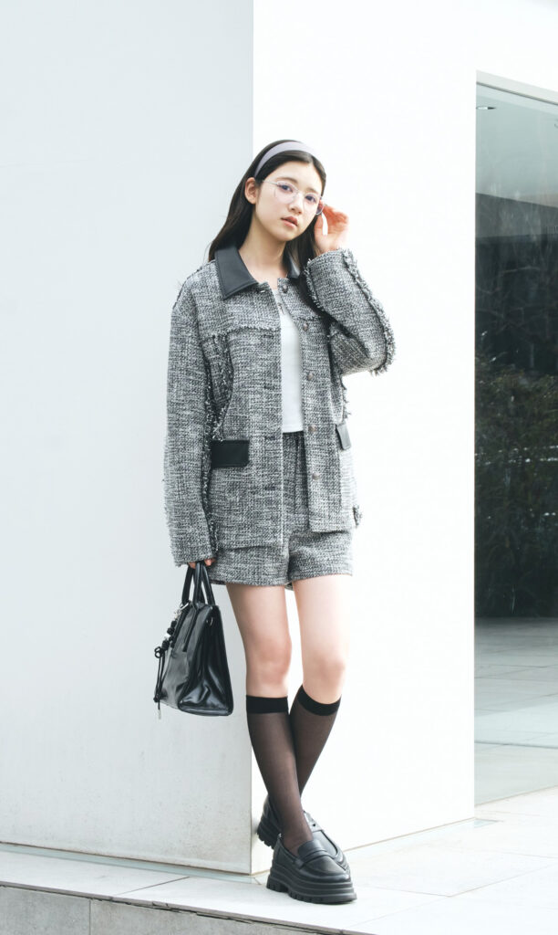 ショートパンツ　コーデ