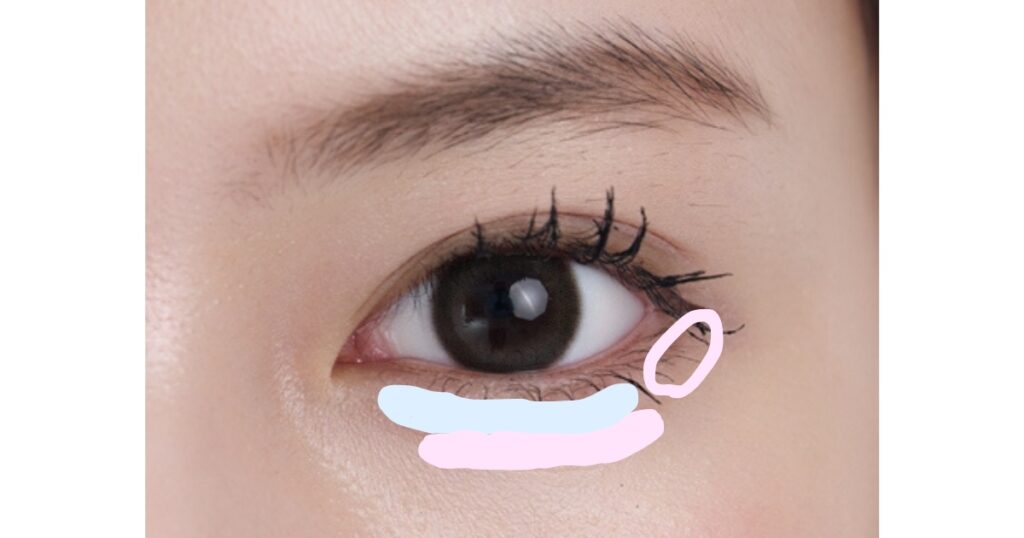 涙袋　作り方