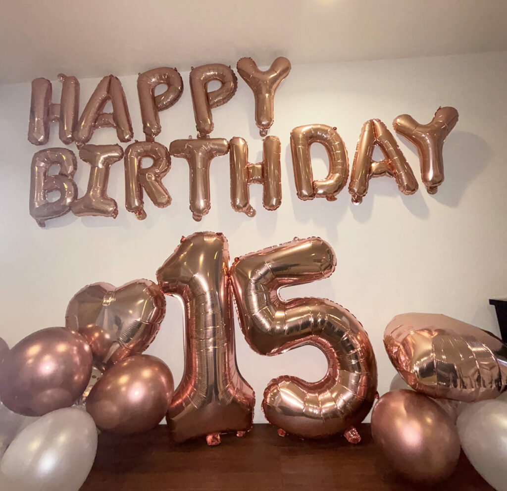 誕生日バルーン