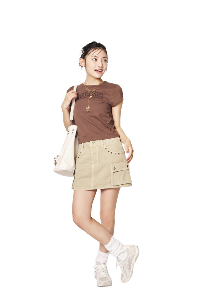 短丈Tシャツ