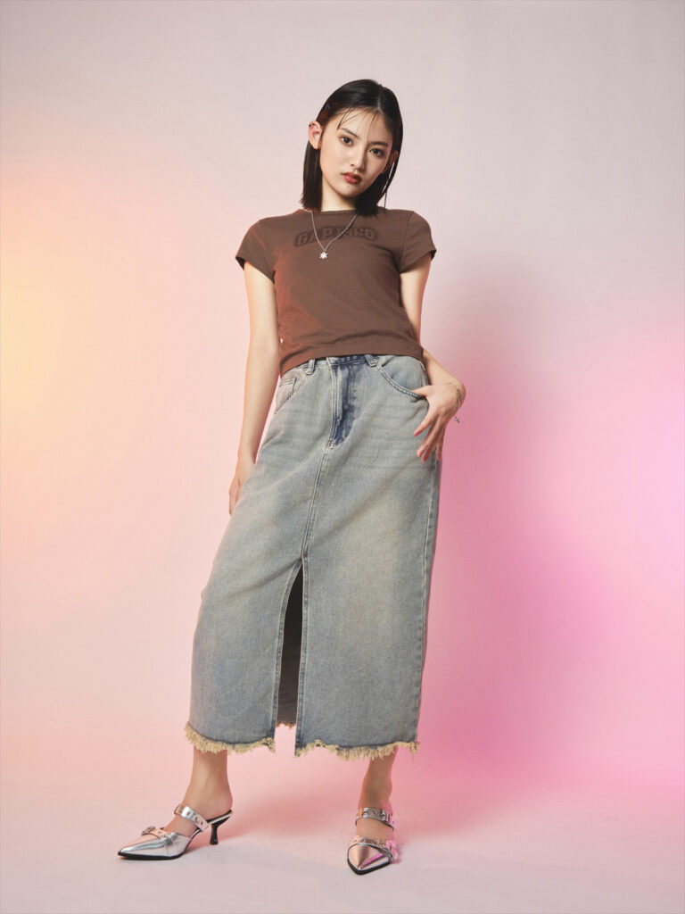 短丈Tシャツ