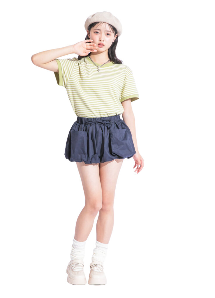 ミニスカート マリンコーデ