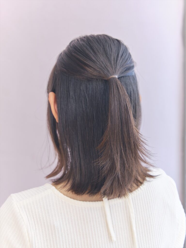 猫耳ヘアアレンジ