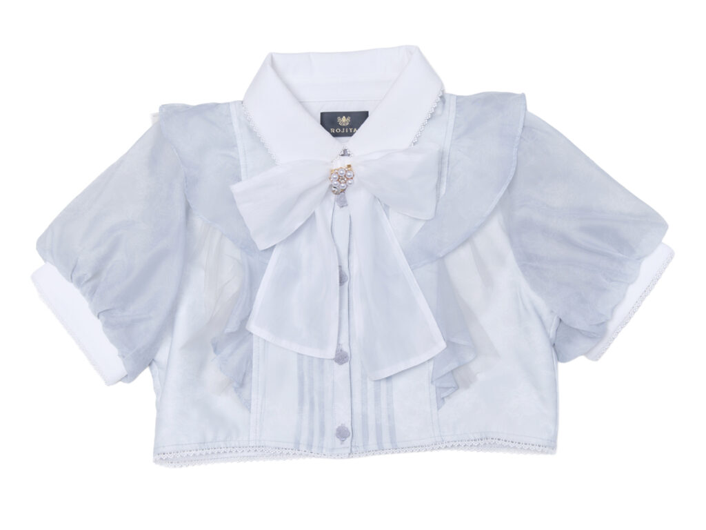 ボウタイブラウス¥7700/ROJITA