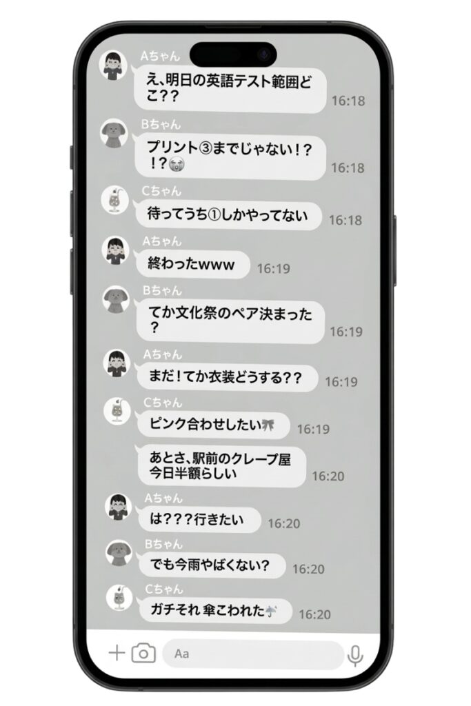 LINE　返信