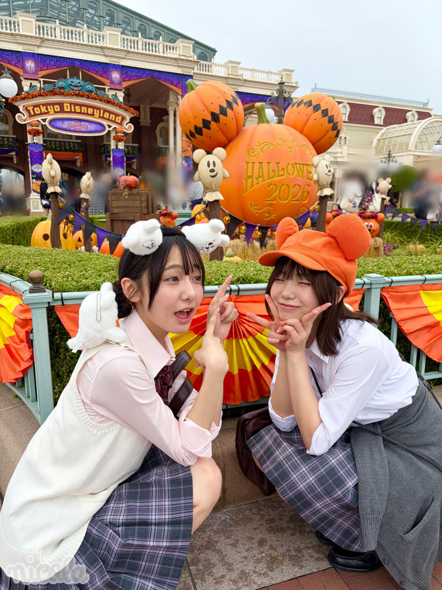 Dハロ2026】稲垣来泉＆崎浜梨瑚のハロウィンディズニーレポート