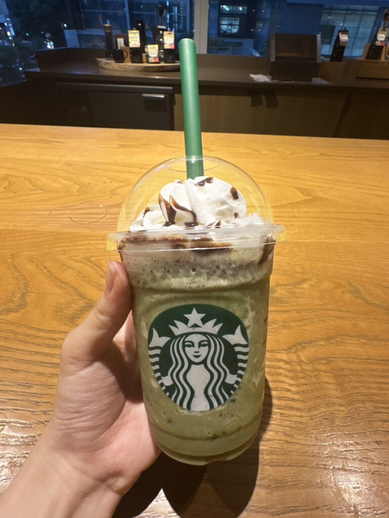 抹茶クリームフラペチーノ